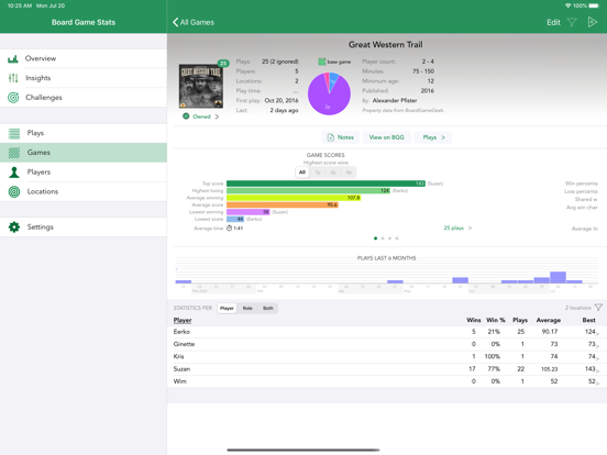 Board Game Stats screenshot 4