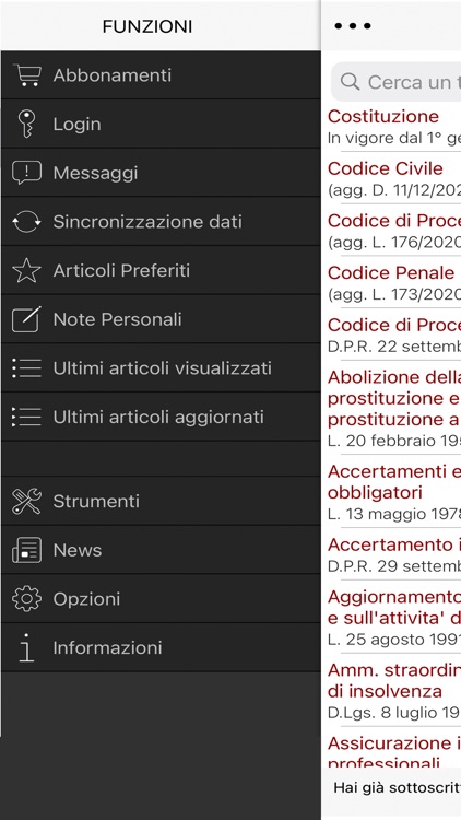 Codici e Leggi screenshot-3