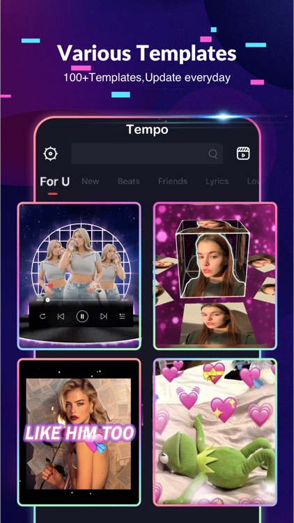 Tempo - Music Video Maker screenshot-0