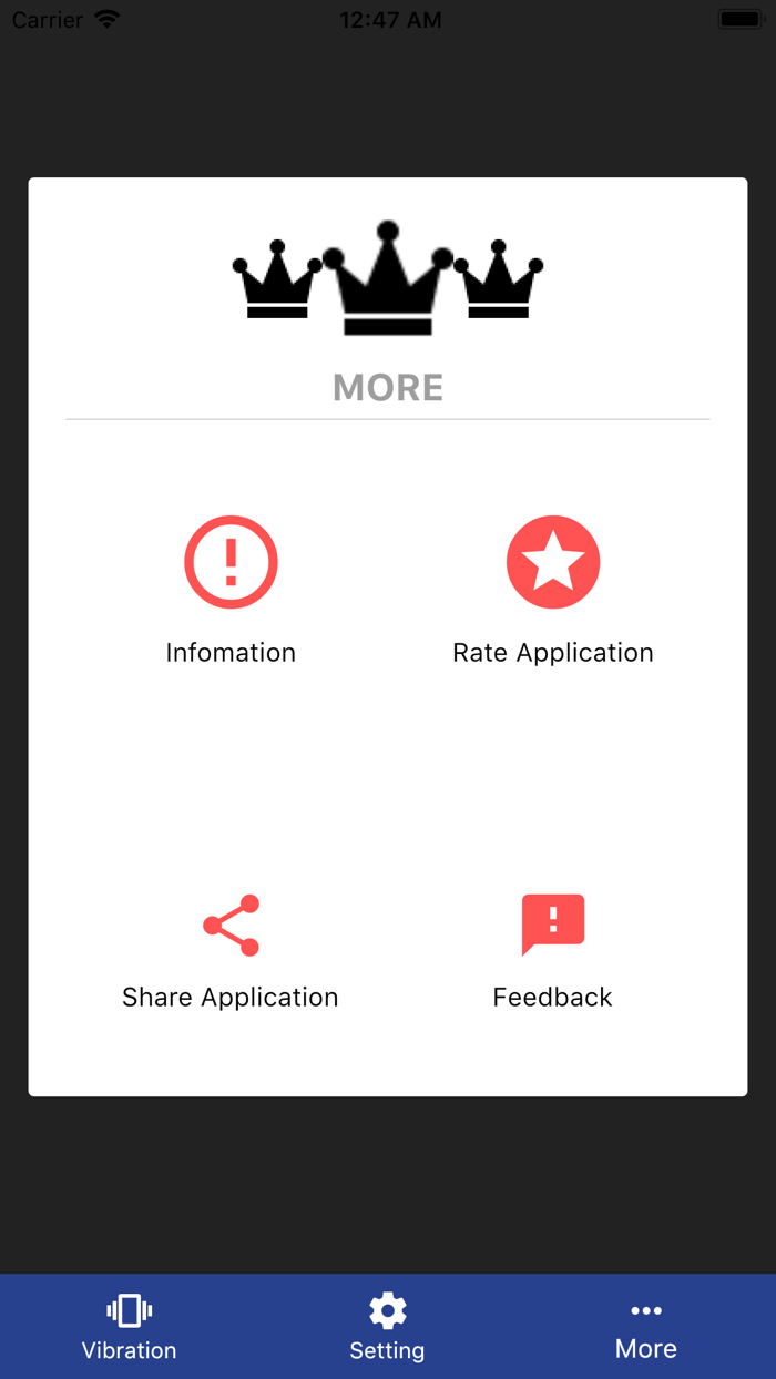 Vibration App Strong
