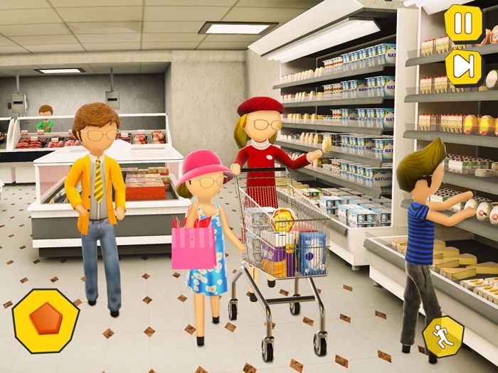 Shopping Mall- Stickman Family