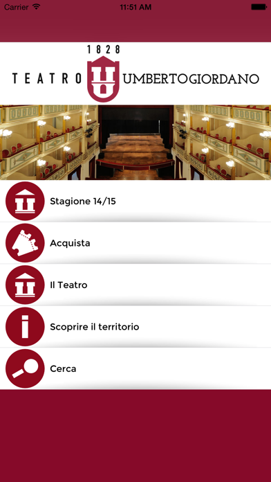 How to cancel & delete Teatro Umberto Giordano from iphone & ipad 1