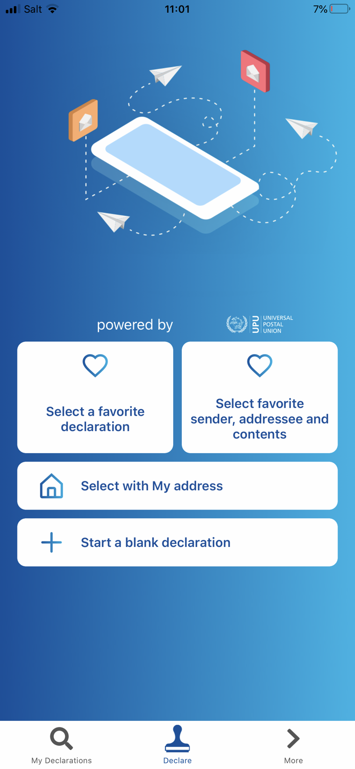 EAD Customs Declarations