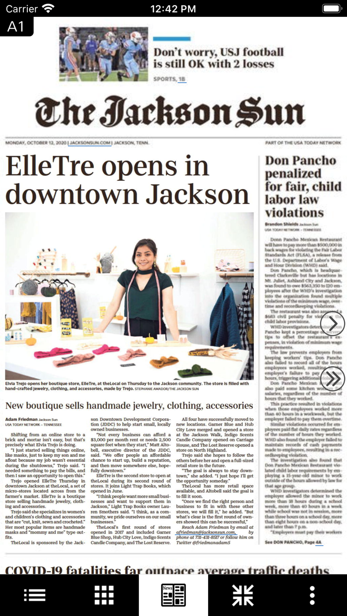 The Jackson Sun Print Edition