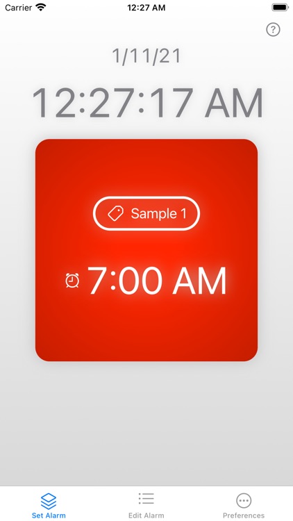 Alarm Clock Cards screenshot-0