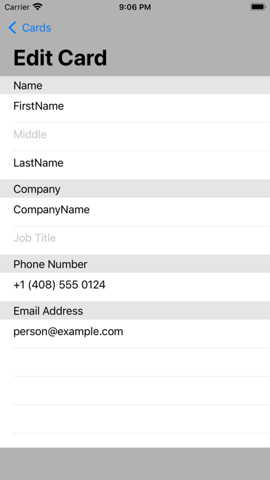 How to cancel & delete DropCard - an ebusiness card from iphone & ipad 1