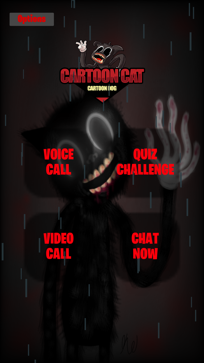 Cartoon Cat Scary Siren Call