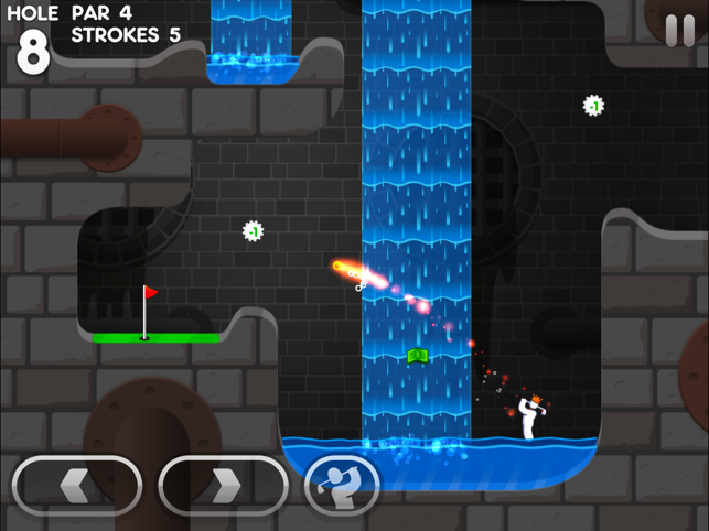 ‎Super Stickman Golf 3+ Screenshot