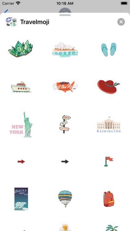 Travelmoji Stickers screenshot-4