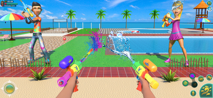 Công viên nước súng Clash 3D