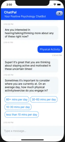 Game screenshot ChatPal: Psychology ChatBot hack