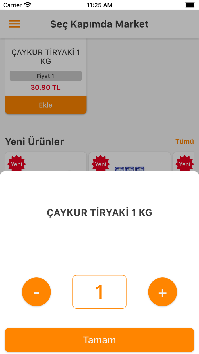 Seç Kapımda - Online Market