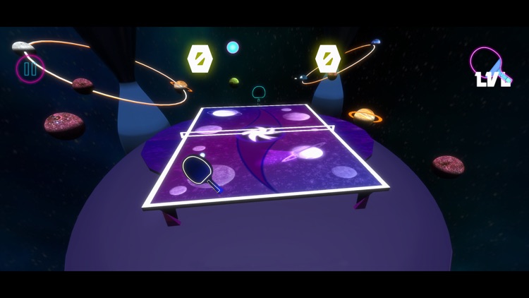 Table Destroyer: Neon Tennis screenshot-4