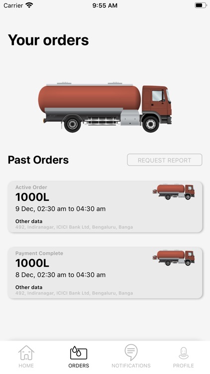 Driver App for Tankerwala