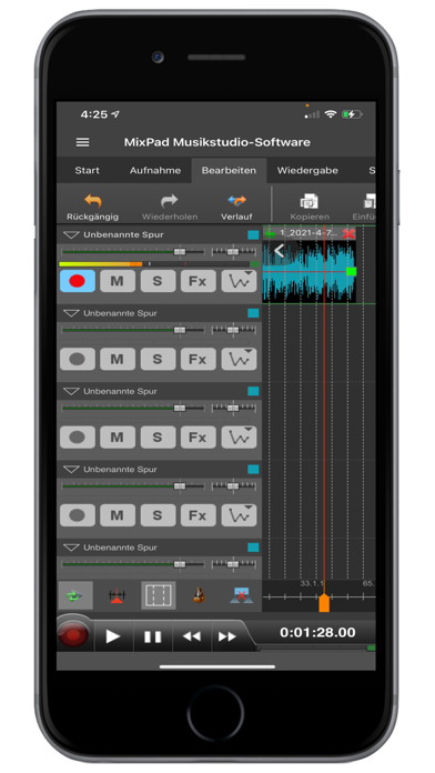 MixPad Musikstudio MixerScreenshot von 2