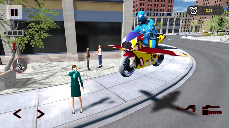 Spider hero Fly Rescue Mission