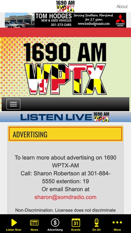 100.7FM & 1690 AM WPTX