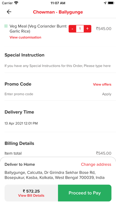 Chowman Food Delivery screenshot 3