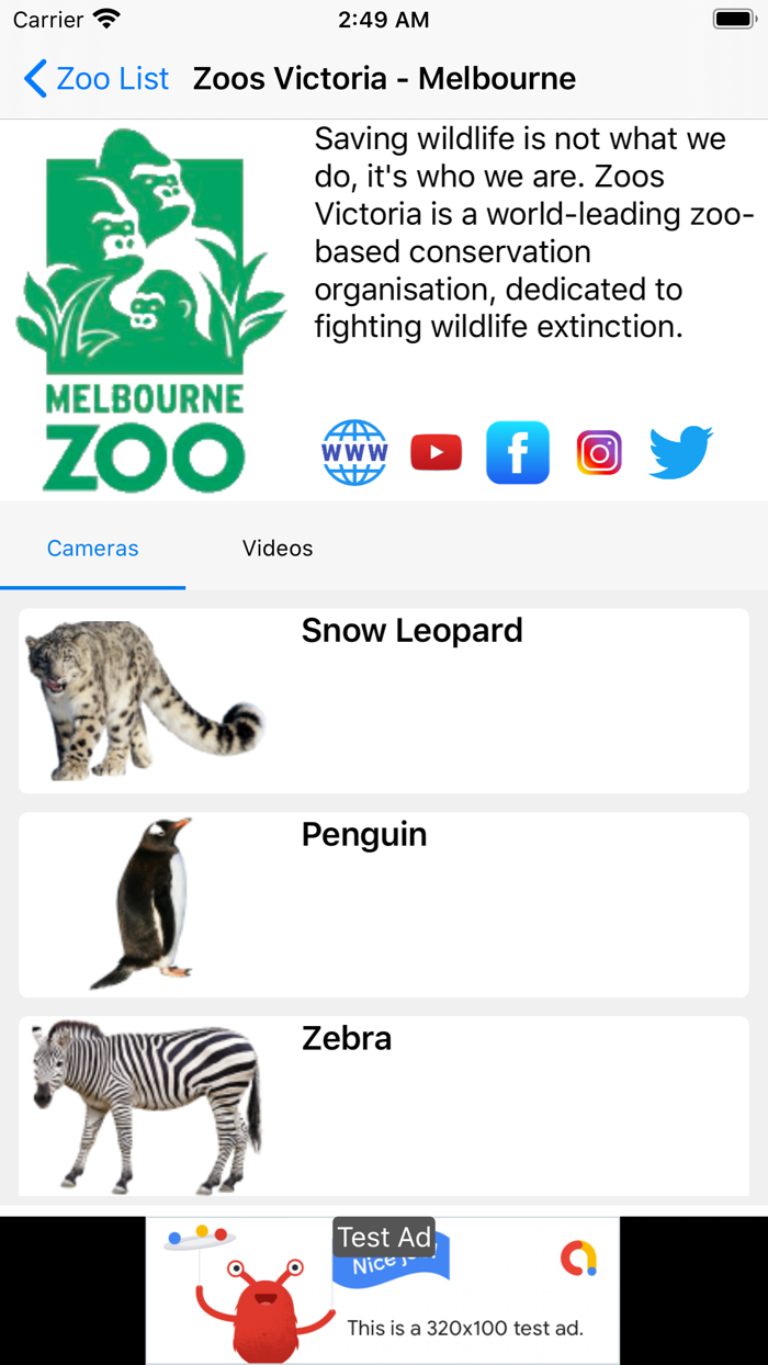 Zoo Virtual Visit