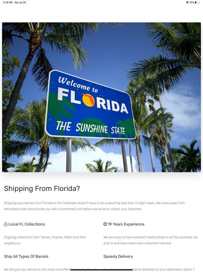 Caribbean Ocean Freight