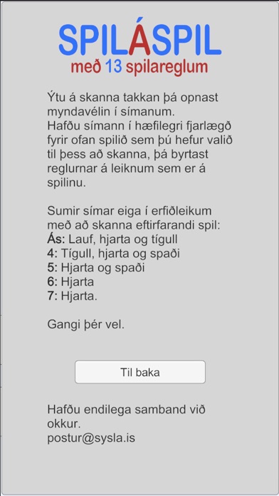 How to cancel & delete Spil á Spil - Reglur from iphone & ipad 2