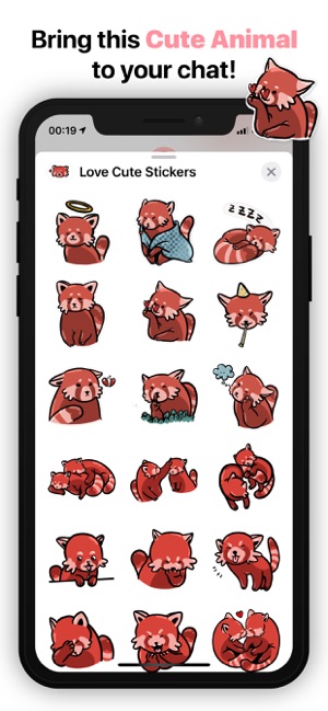 Cute Animal Emoji(圖4)-速報App