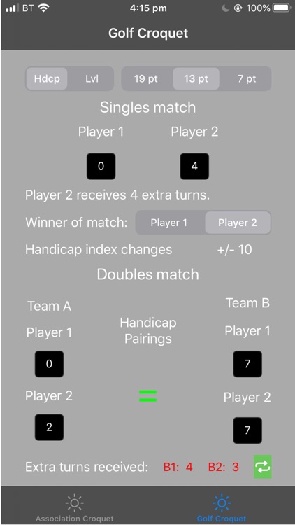 Croquet Calculator