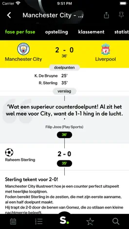 Game screenshot Sporza Voetbal apk