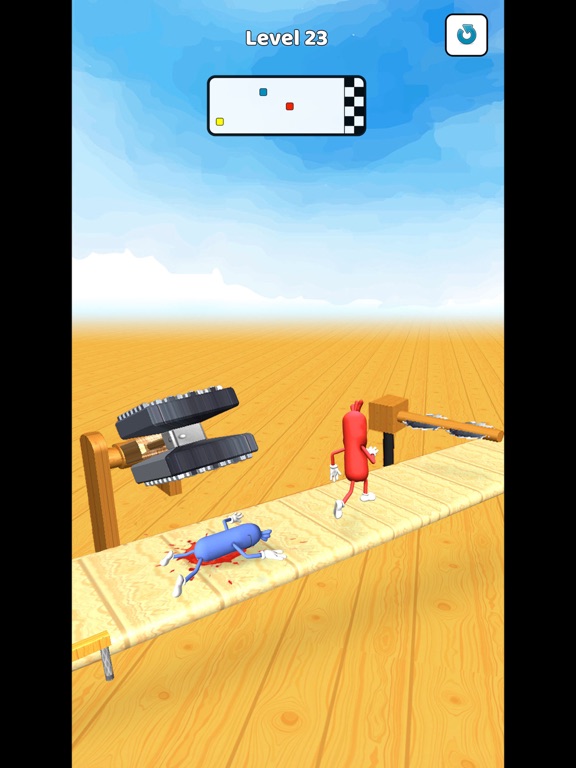Wacky Sausage: Funny Race Game screenshot 3