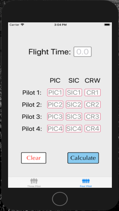 P3 Flight Time Calculator screenshot 3