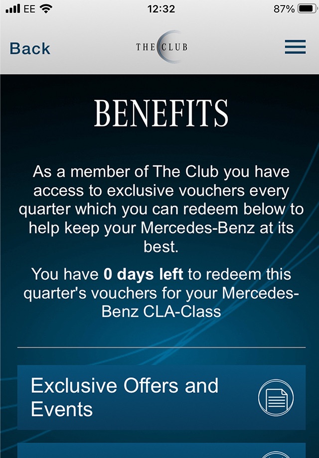 Sytner Mercedes-Benz Club screenshot 4