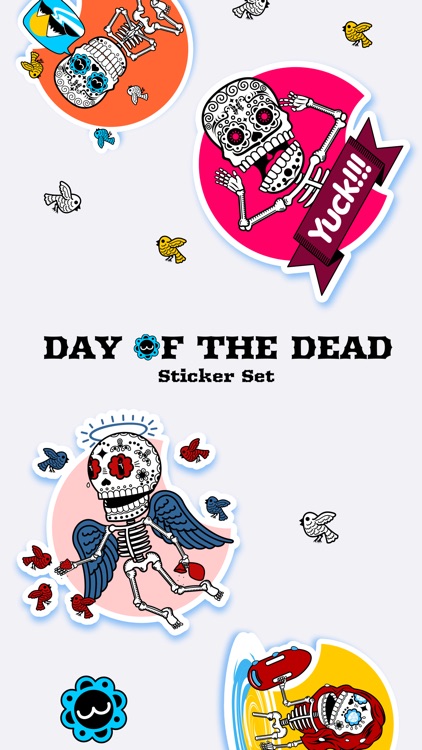 Day of the Dead Sticker Set screenshot-0
