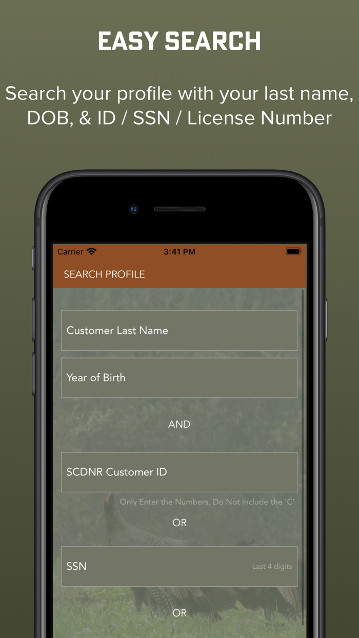 SCDNR Turkey Harvest Reporting
