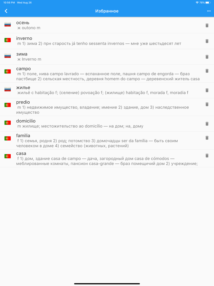 Португальско-Русский Словарь.