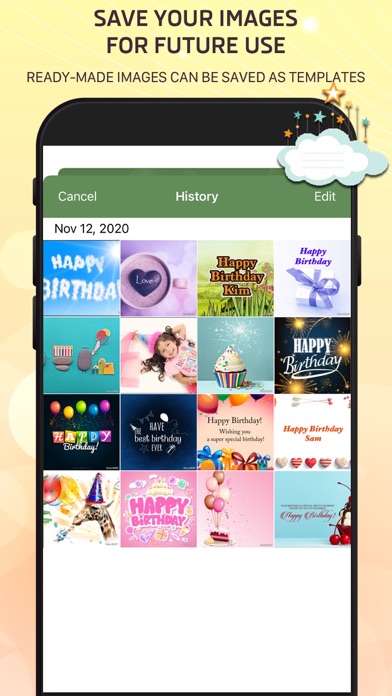 Happy BirthDay Cards Maker screenshot 4