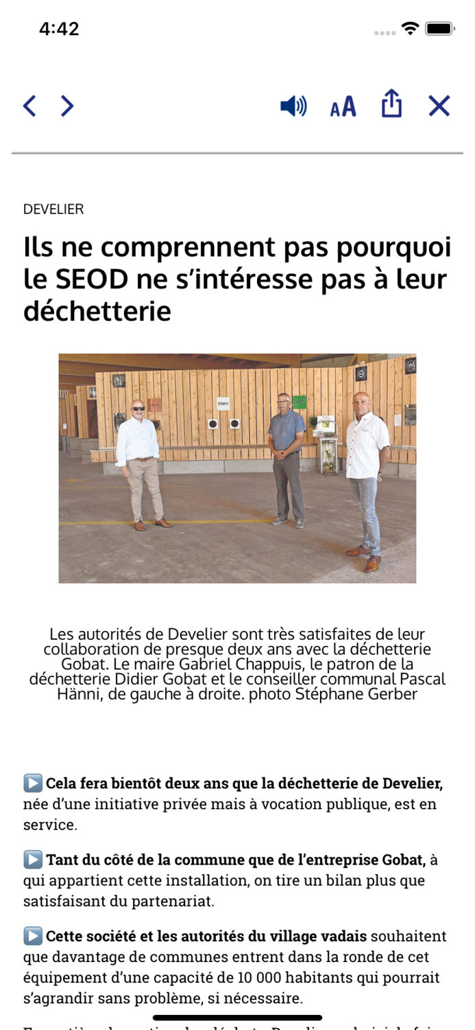 Le Quotidien Jurassien