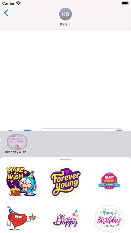 Birthday Wishes Stickers