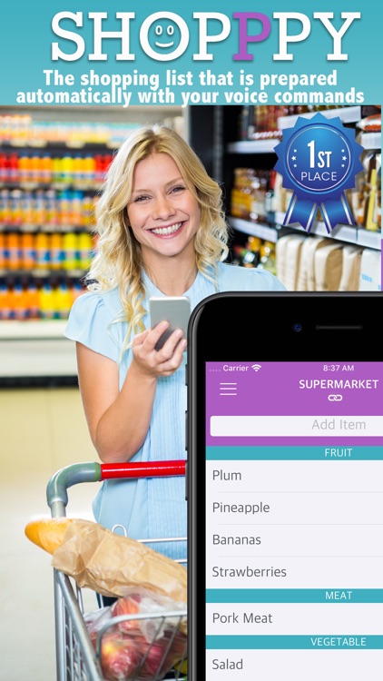SHOPPPY Voice Grocery List