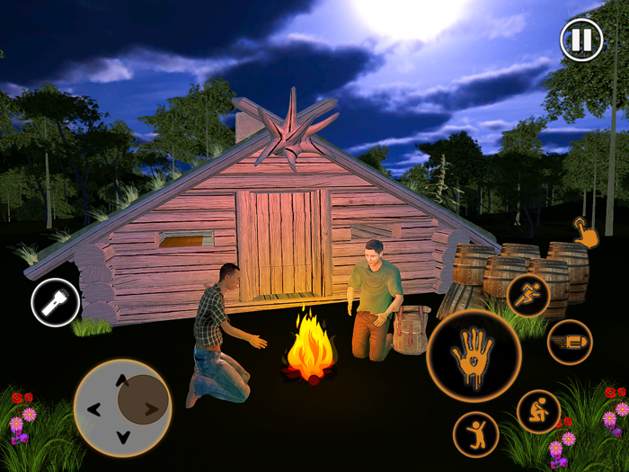 Cartoon Cat Scary Forest Game