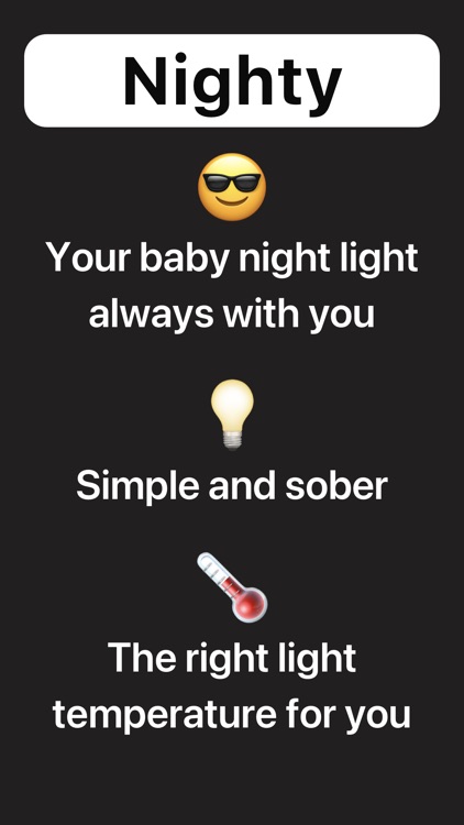 Nighty: Night light baby room