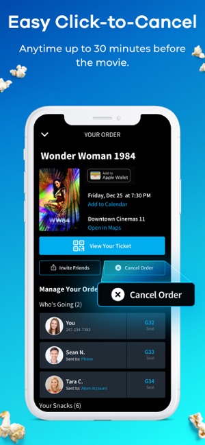 Atom Movie Tickets Times On The App Store