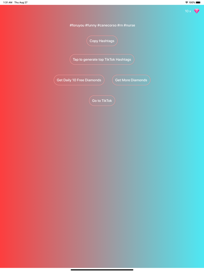 TikTag - Hashtag Generator