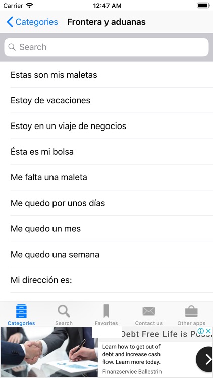 Spanish to English Phrasebook