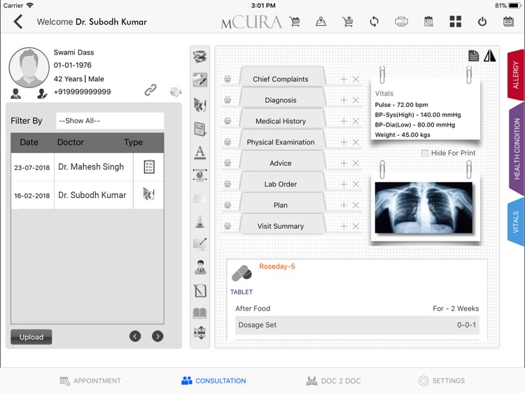 mCURA: Interactive EMR screenshot-4