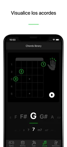 Screenshot 4 Tuner Pro Afinador de Guitarra iphone