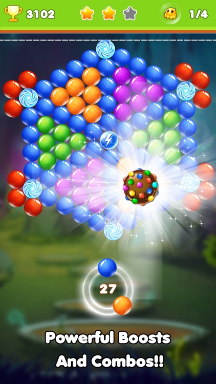 Bubble Shooter Rainbow Level 1 - 10 - Shoot & Pop Puzzle @GamePointPK 