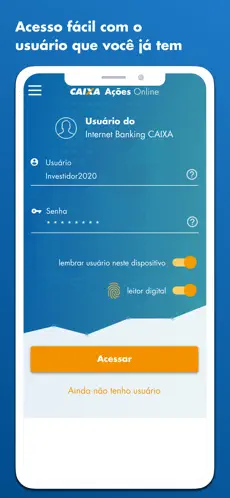 Screenshot 3 CAIXA Ações Online iphone