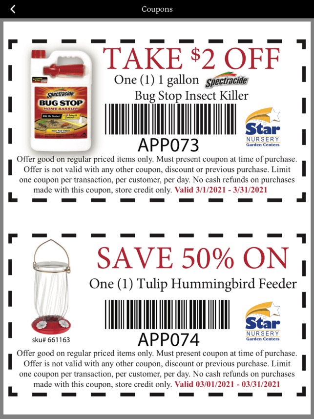Star Nursery Garden Centers on the App Store