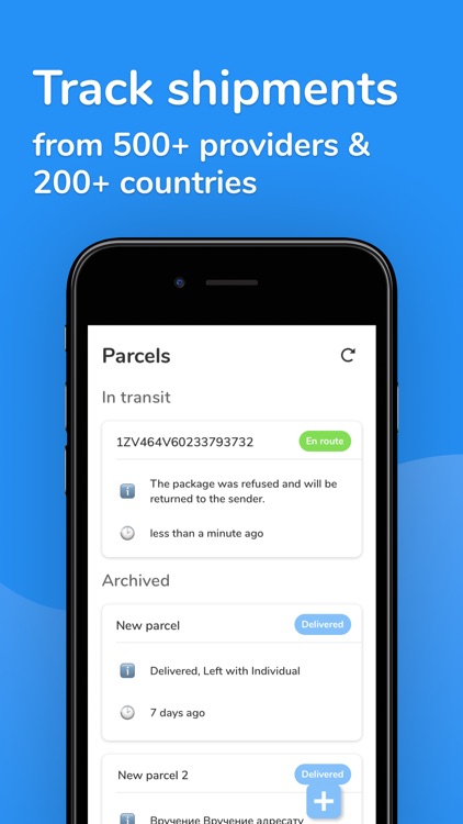 Parcel Arrive: Package Tracker screenshot-1