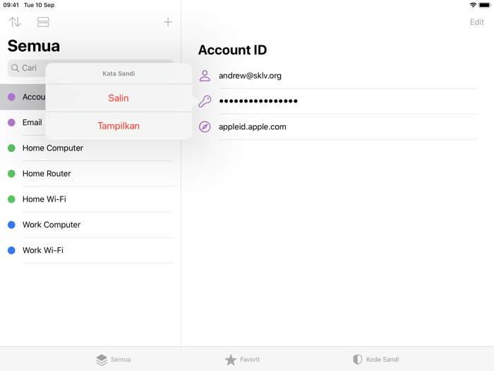 Pengelola Kata Sandi Sklv